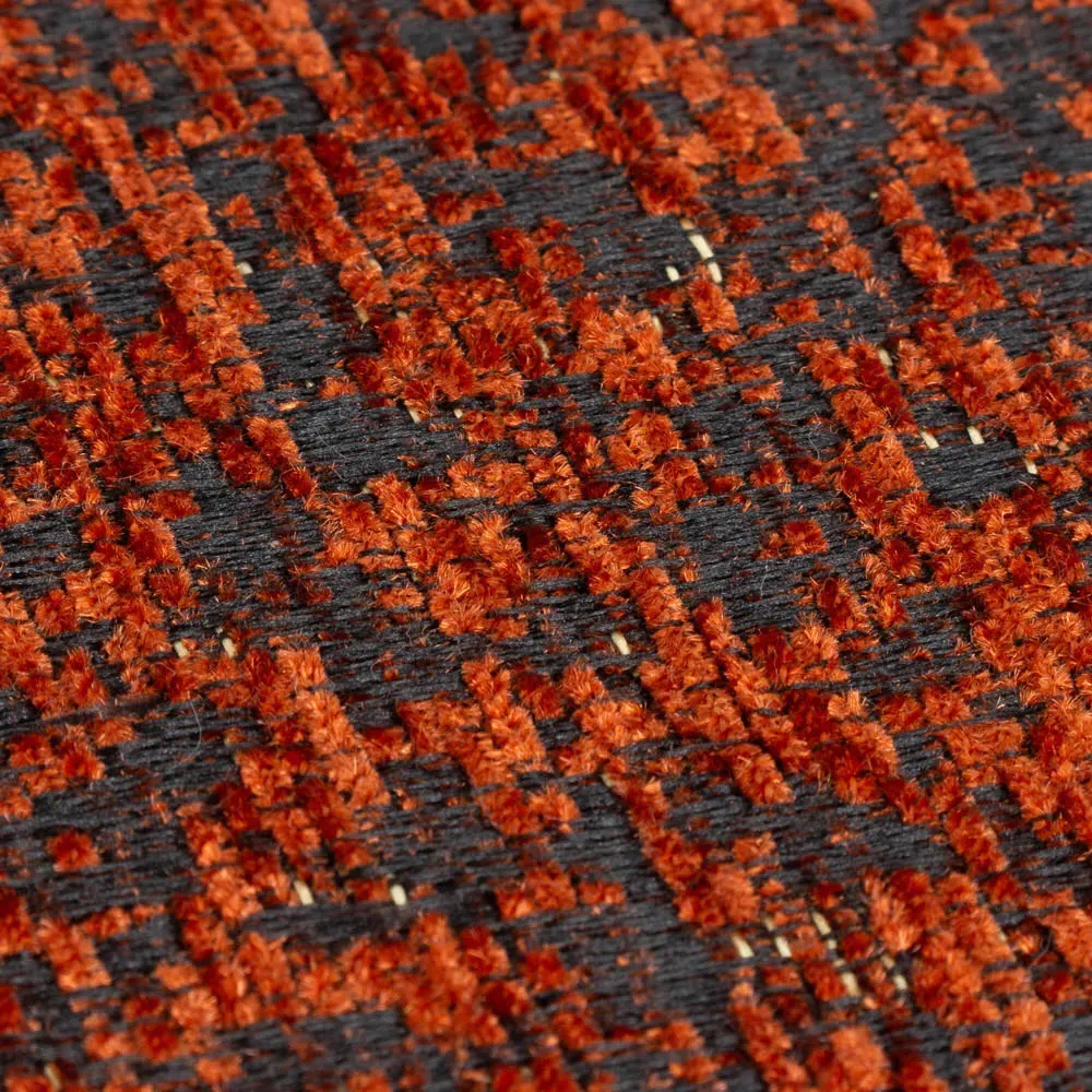 Galaxy Chenille Piped Cushion - Copper