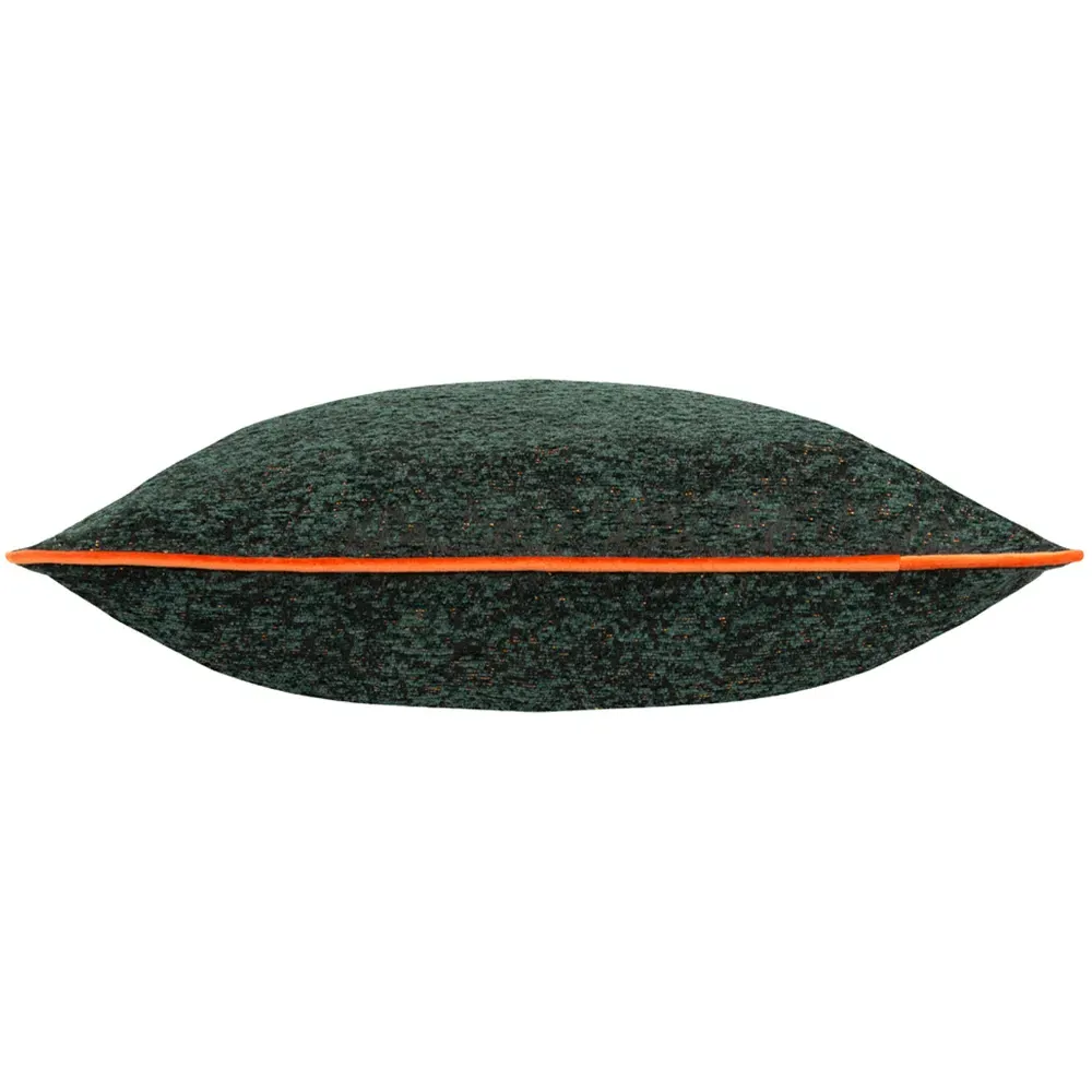 Galaxy Chenille Piped Cushion - Emerald