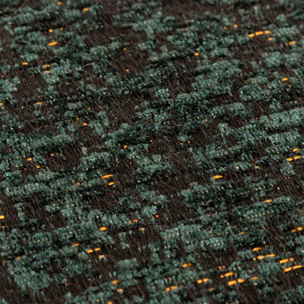 Galaxy Chenille Piped Cushion - Emerald