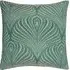 Gatsby Jacquard Piped Cushion - Green