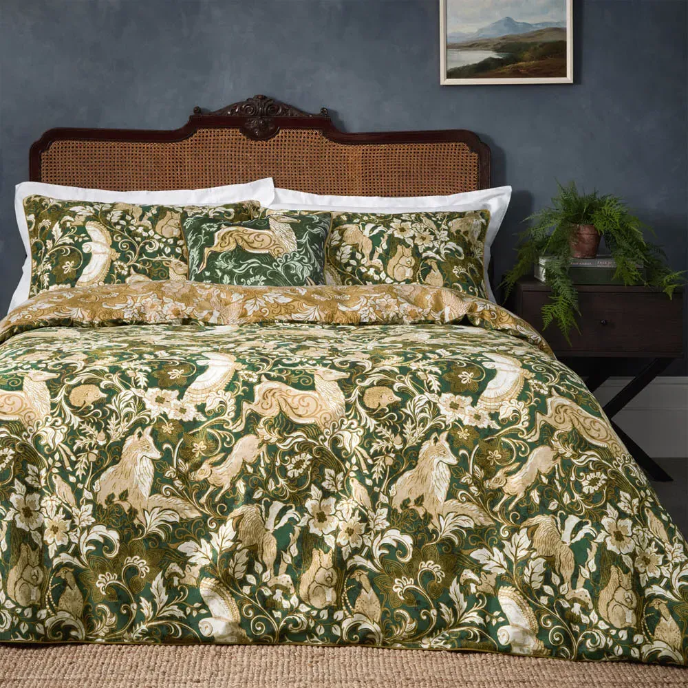 Harewood Double Duvet Set - Green