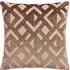 Henley Cushion - Ginger and Grey, Velvet Jacquard