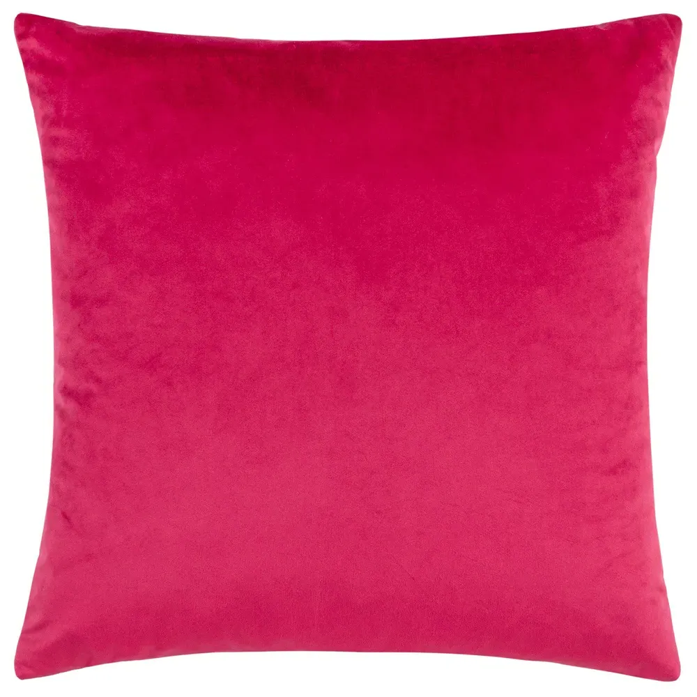 Henley Jacquard Cushion - Multicolour, Velvet