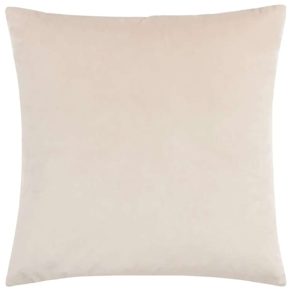 Henley Jacquard Cushion - Warm Taupe, Velvet