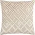 Henley Jacquard Cushion - Warm Taupe, Velvet