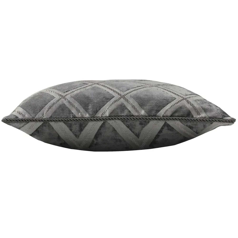 Hermes Chenille Cushion - Graphite