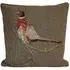 Hunter Herringbone Pheasant Cushion - Brown, Wool Mix