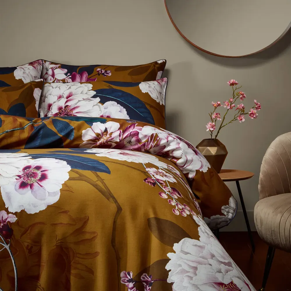 Kyoto Double Floral Duvet Cover Set - Multi, Cotton