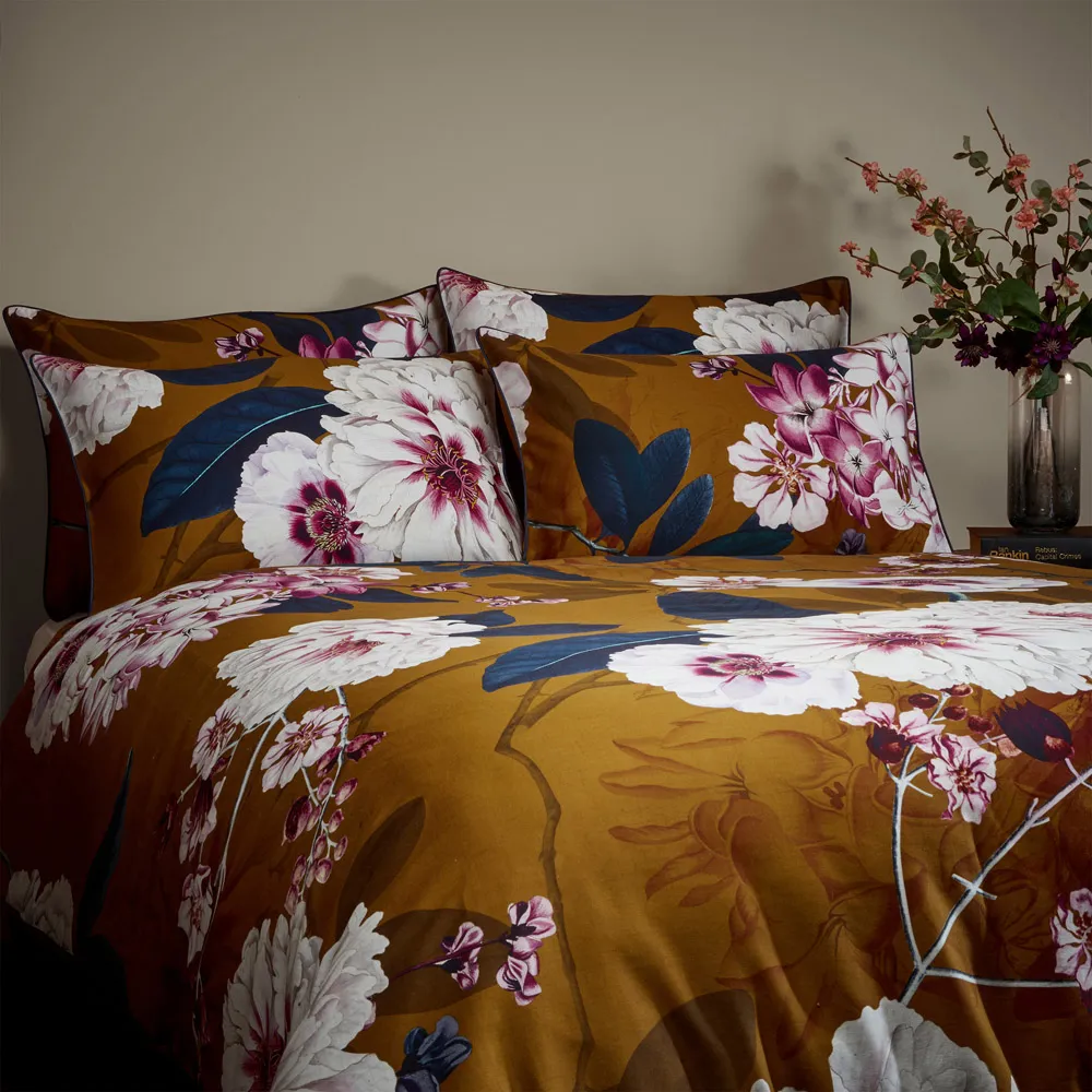 Kyoto Single Floral Duvet Cover Set - Multi, Cotton