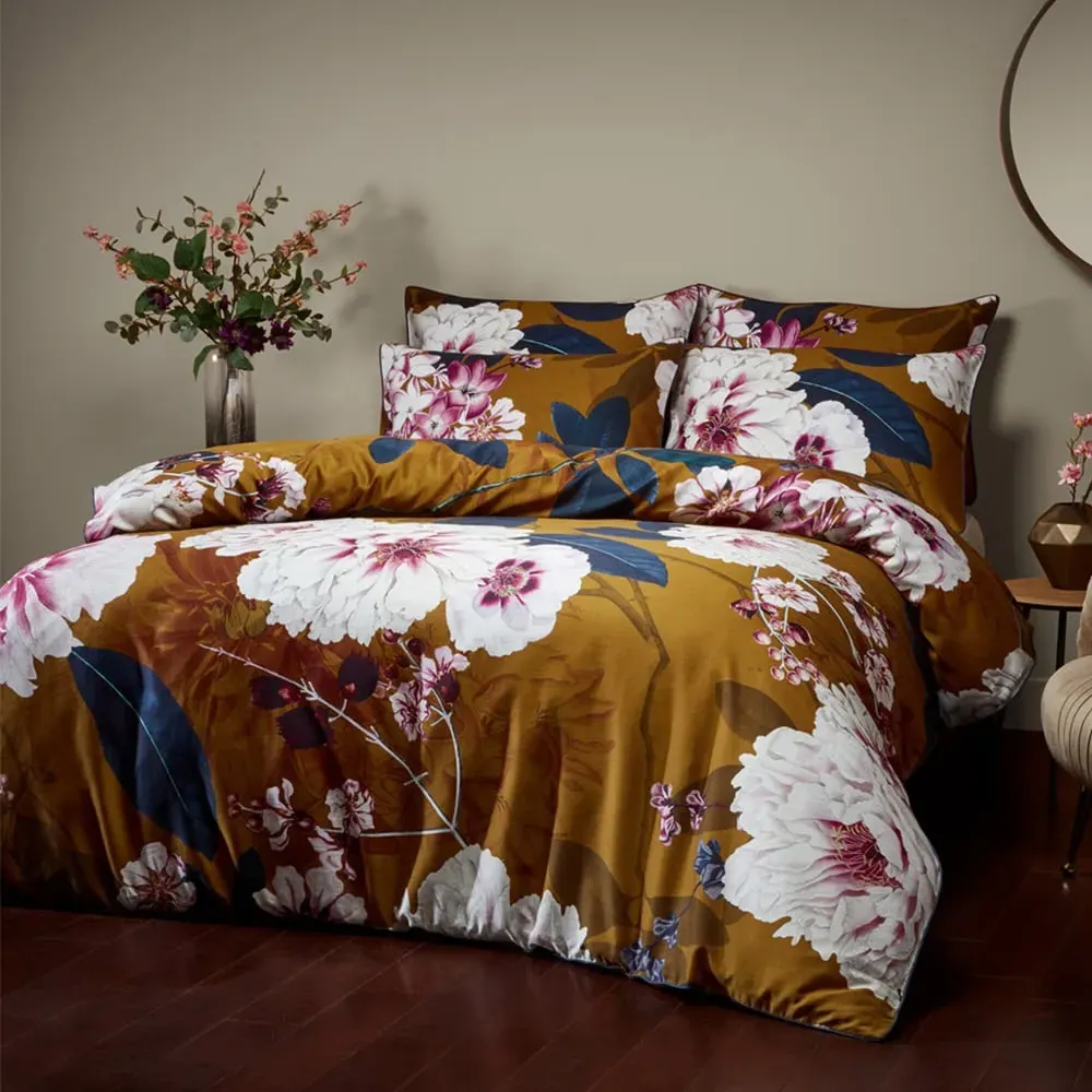 Kyoto Super King Floral Duvet Cover Set - Multi, Cotton