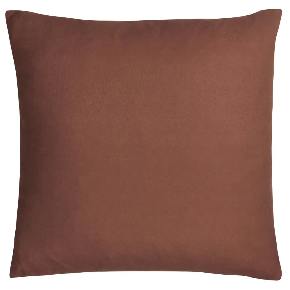 Laurel Botanical Cushion - Rust