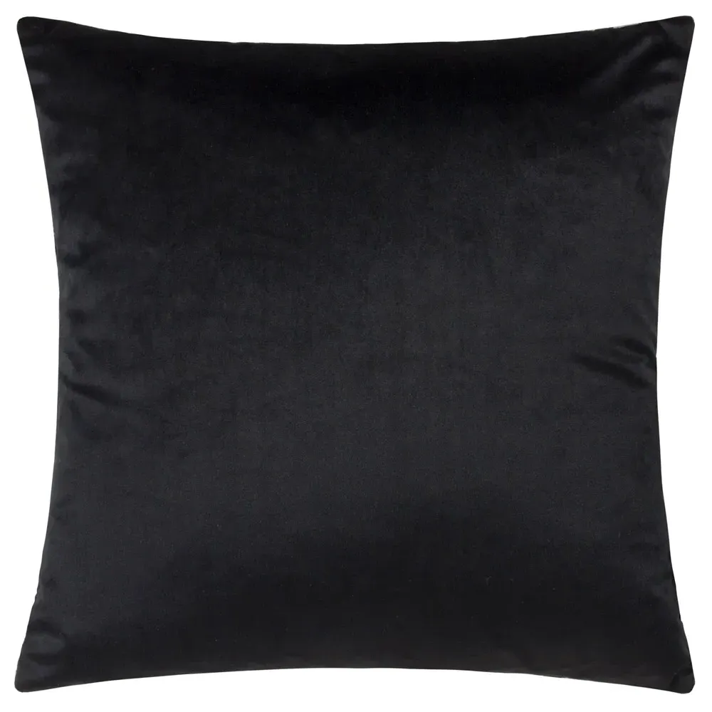 Ledbury Jacquard Cushion - Grey, Velvet