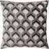 Ledbury Jacquard Cushion - Grey, Velvet