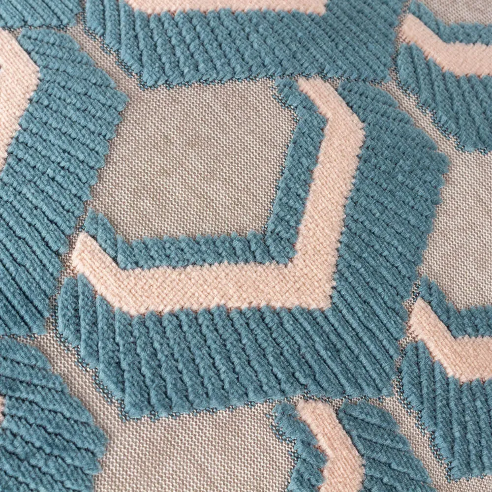 Ledbury Jacquard Cushion - Rose, Velvet