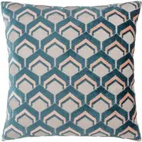 Ledbury Jacquard Cushion - Rose, Velvet