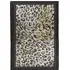 Leopardis Square Indoor Outdoor Rug - Black, Leopard Print