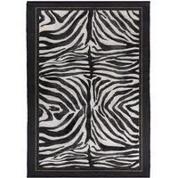 Leopardis Square Indoor Outdoor Rug - Multi, Zebra Print