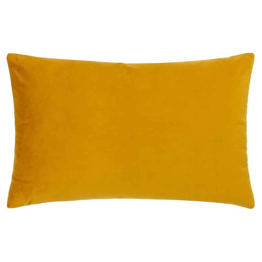 Lexington Jacquard Cushion - Gold, Velvet