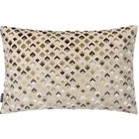 Lexington Jacquard Cushion - Warm Taupe, Velvet