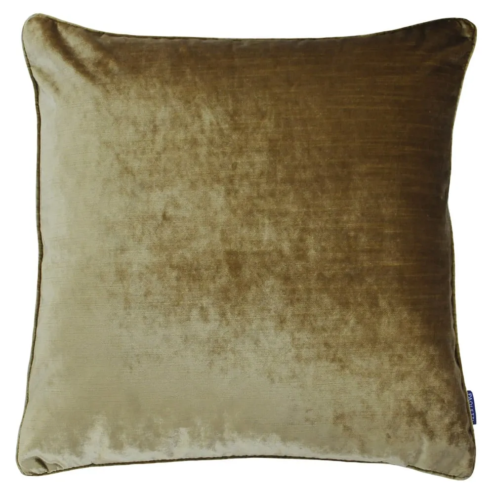 Luxe Velvet Piped Cushion - Gold image