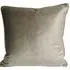 Luxe Velvet Piped Cushion - Mink