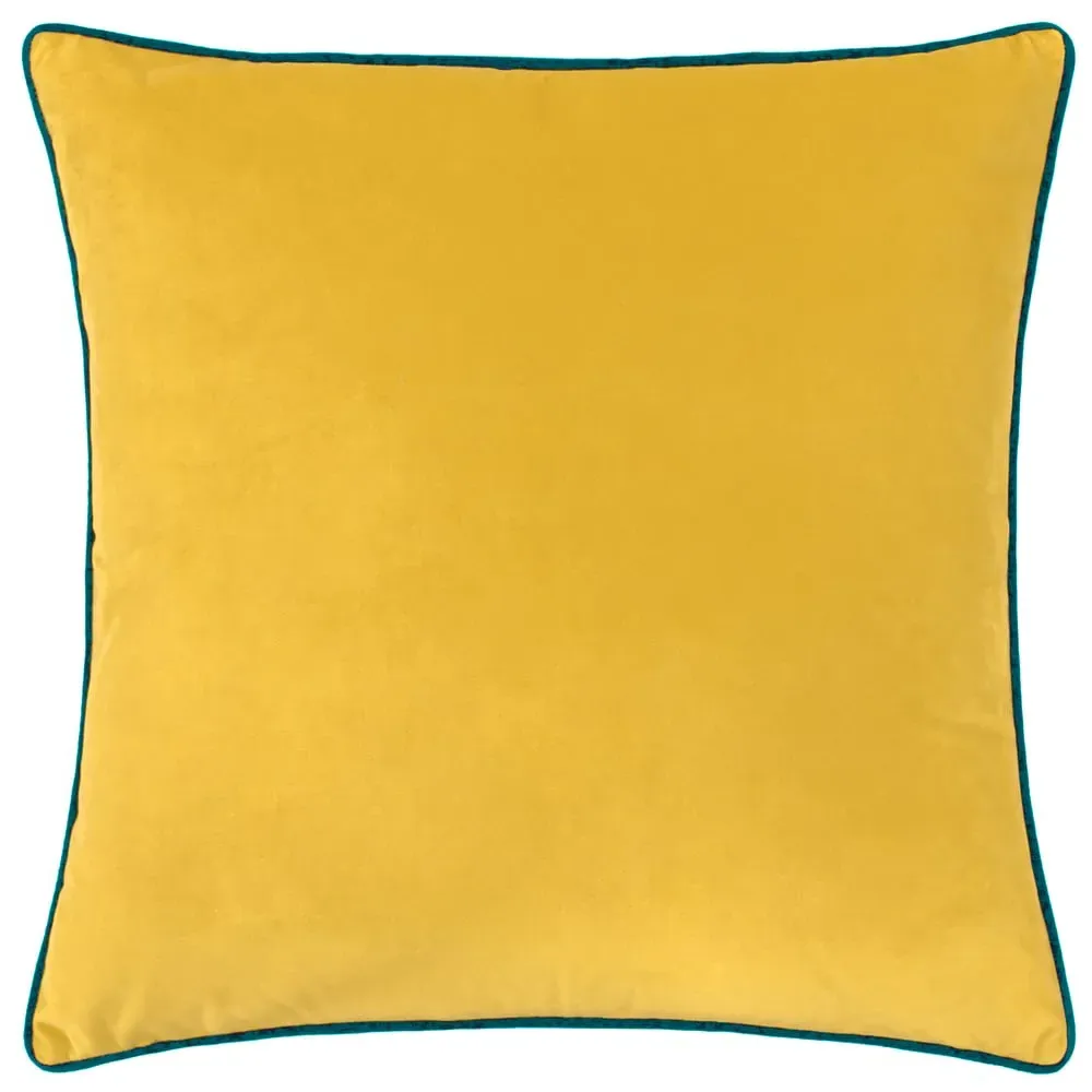 Meridian Cylon Velvet Cushion - Teal