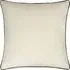 Meridian Ivory Black Velvet Cushion