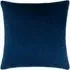 Meridian Navy Silver Velvet Cushion