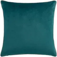 Meridian Teal Blush Velvet Cushion