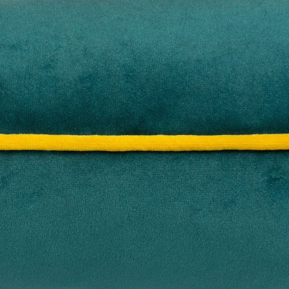 Meridian Teal Cylon Velvet Cushion