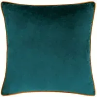 Meridian Teal Tiger Velvet Cushion