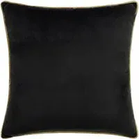 Meridian Velvet Cushion - Black Gold, Velvet