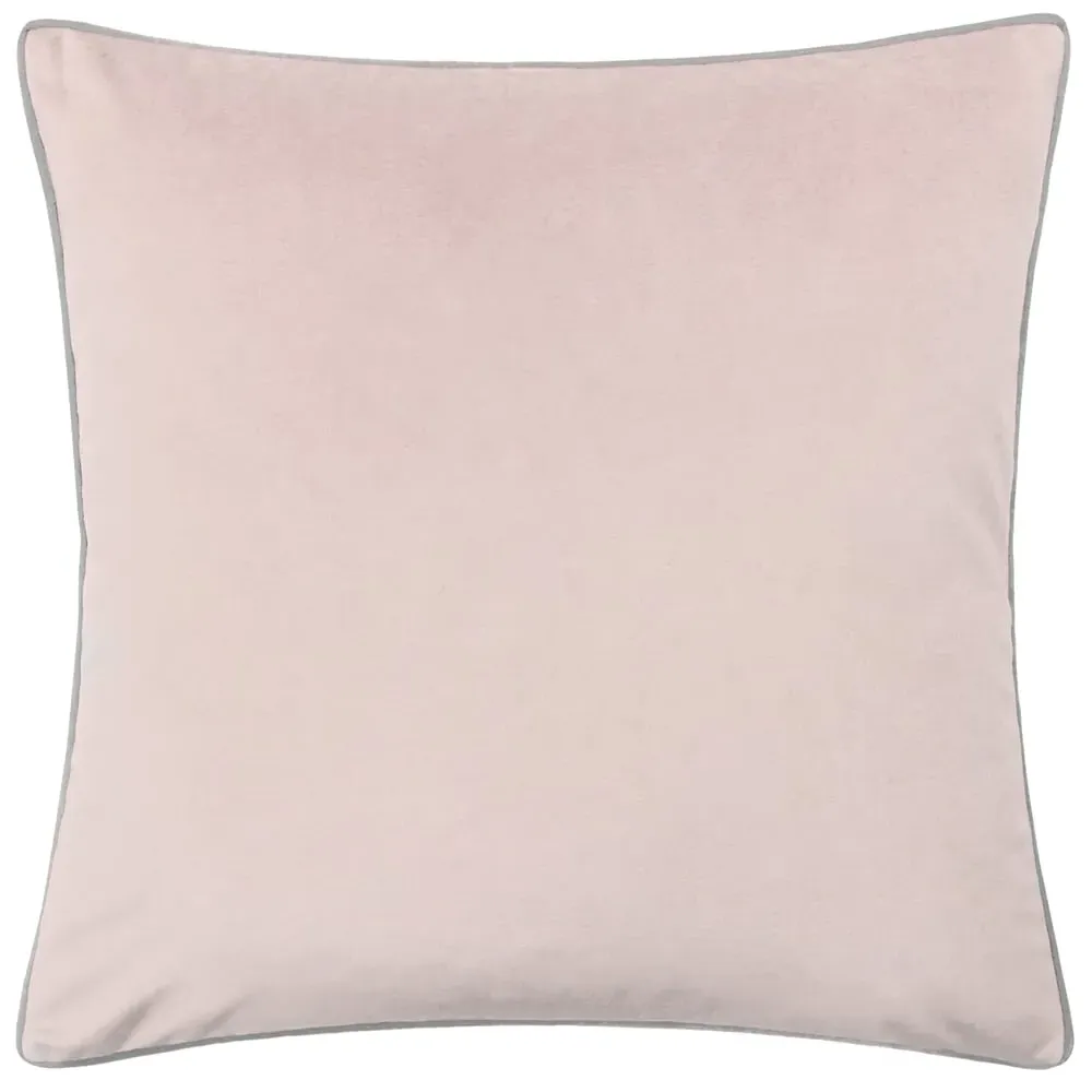 Meridian Velvet Cushion - Blush Grey, Velvet