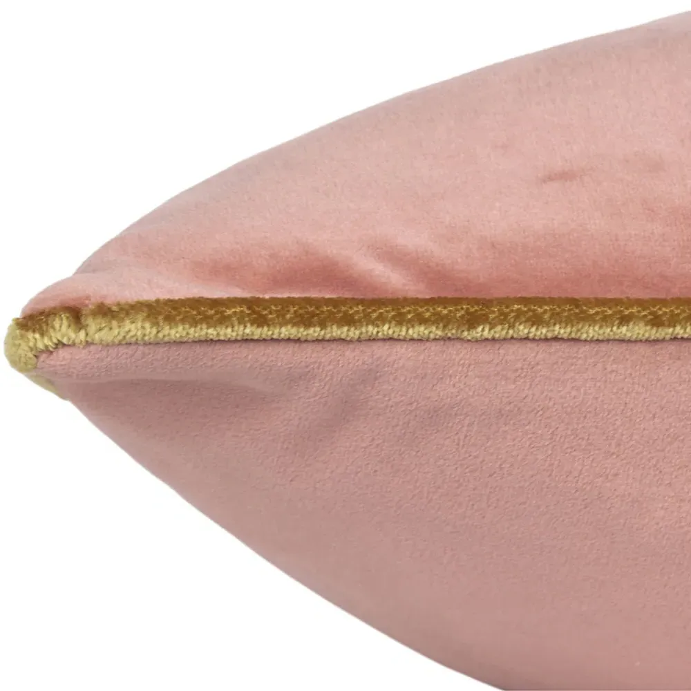 Meridian Velvet Cushion - Blush, Velvet