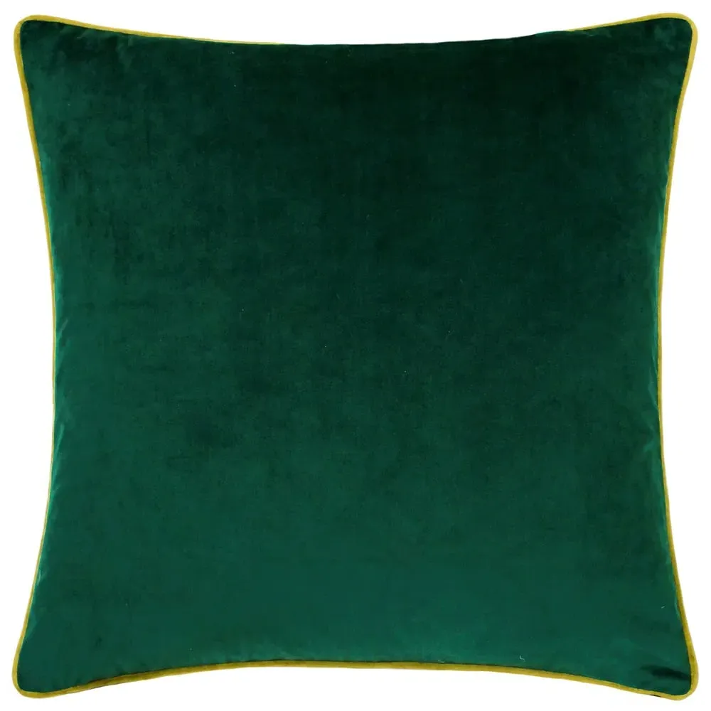 Meridian Velvet Cushion - Emerald, Velvet