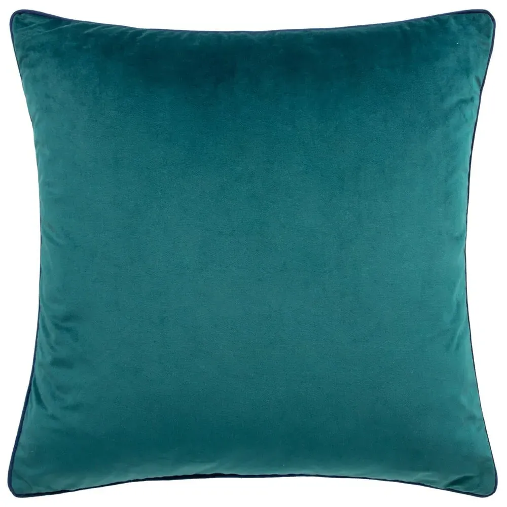 Meridian Velvet Cushion - Teal image