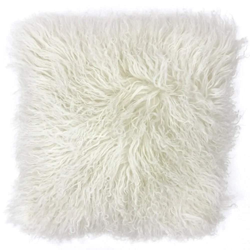 Mongolian Pristine Sheepskin Cushion