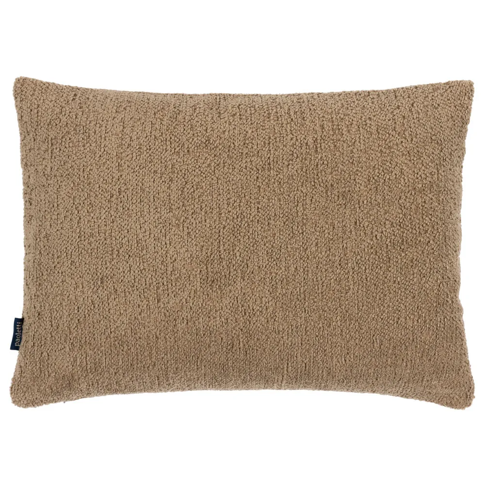 Nellim Boucle Cushion - Brown, Polyester image