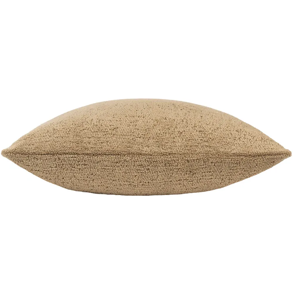 Nellim Square Boucle Cushion - Brown, Polyester