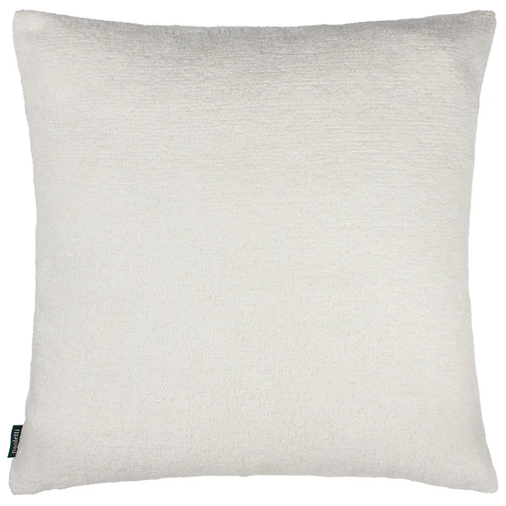 Nellim Square Boucle Cushion - Cream, Polyester