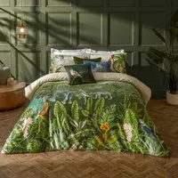 Odisha Exotic Super King Size Duvet Cover Set - Green