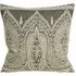 Paisley Printed Cushion - Grey, Polycotton