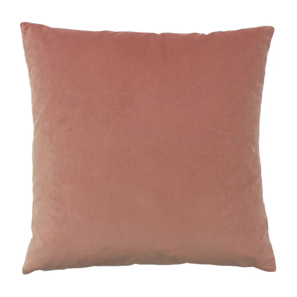 Palm Grove Cushion - Blush, Velvet Jacquard