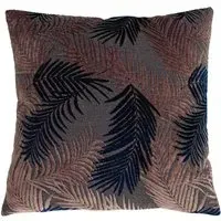 Palm Grove Cushion - Blush, Velvet Jacquard