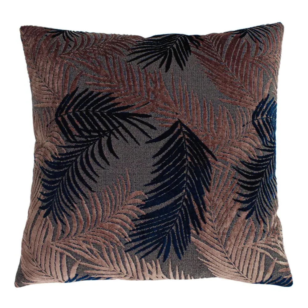 Palm Grove Cushion - Blush, Velvet Jacquard image