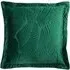 Palmeria Quilted Velvet Cushion - Emerald