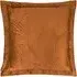 Palmeria Quilted Velvet Cushion - Rust