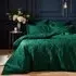 Palmeria Single Duvet Set - Emerald, Velvet