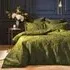 Palmeria Single Duvet Set - Green, Velvet