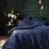 Palmeria Super King Duvet Set - Navy, Velvet